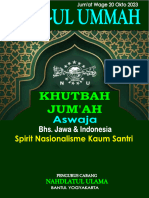 Khutbah 20 Okt 23. Bakda Mulud