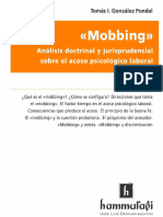 Mobbing. Analisis Doctrinal y Jurisprudencial. 2016. Tomas Gonzalez Pondal