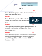 Computer Programming Notes 1 - Semester 01 - Bahria