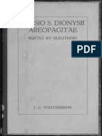 Passio Sancti Dionysii Areopagitae, Rustici, Et Eleutherii