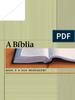 Brochura Biblia Qual a Mensagem