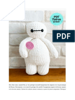 Disney Baymax Amigurumi Au Crochet PDF Gratuit 3