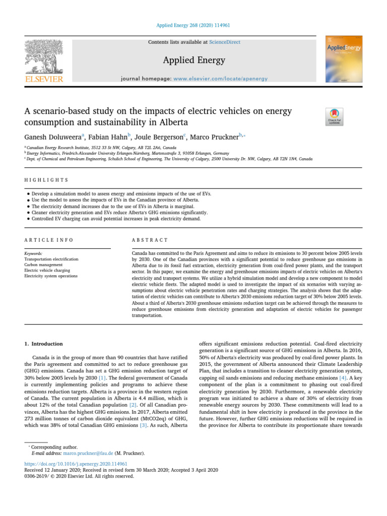 Artigo 01 A PDF Electric Vehicle Life Cycle Assessment