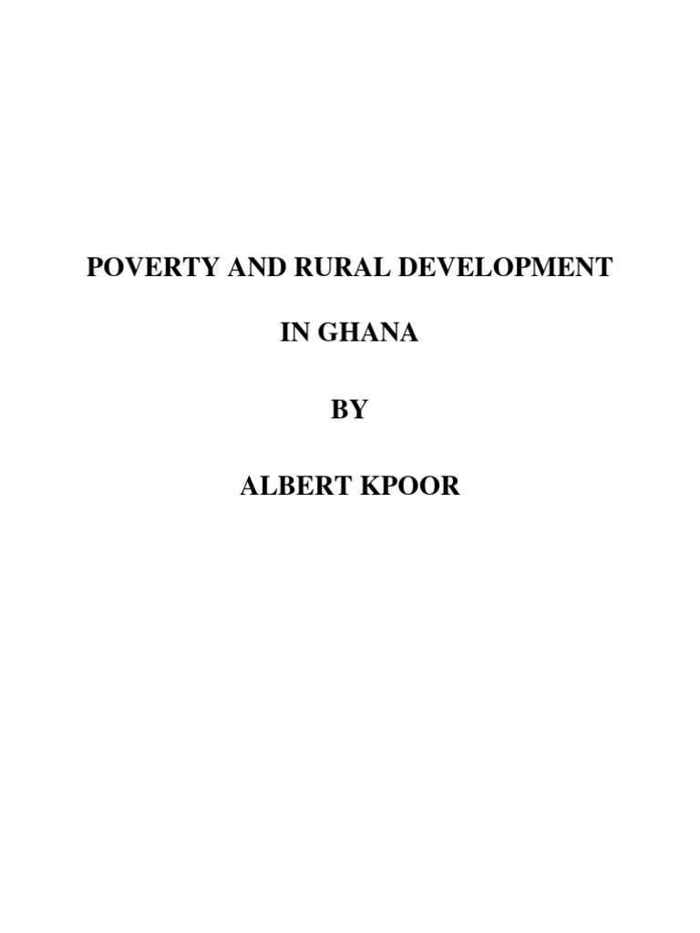 Poverty and Rural Development - Lecture Notes | PDF | Poverty | Poverty ...