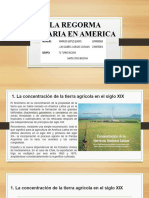 Tema "La Regorma Agraria en America Latina"