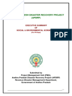Andhra Pradesh Disaster Recovery Project (Apdrp) : Executive Summary OF Social & Environmental Screening