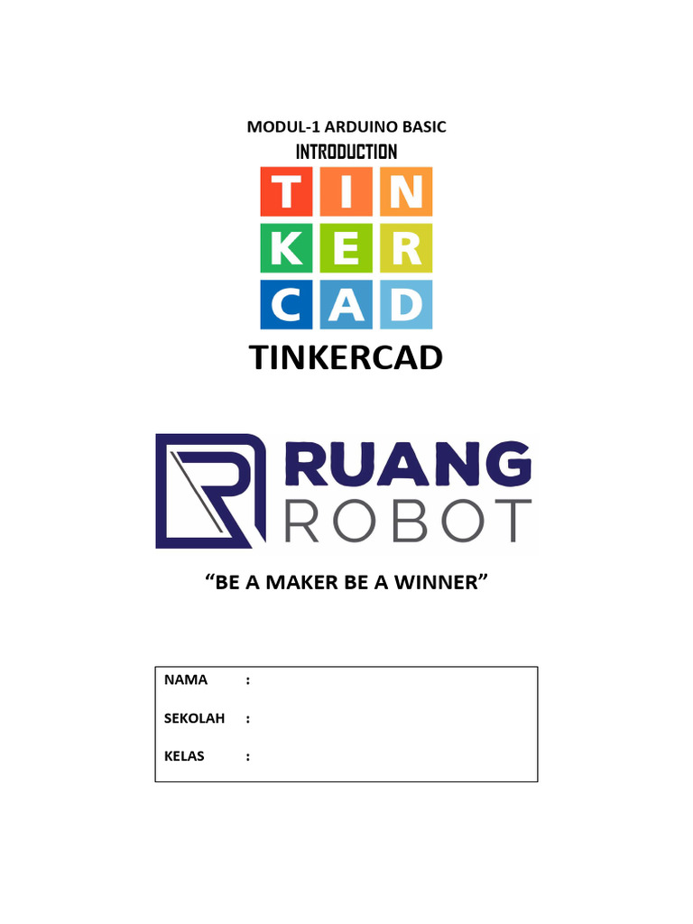 MODUL1 - Introduction Tinkercad | PDF