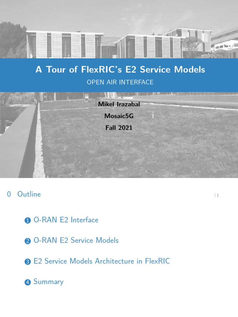 A Tour of FlexRIC's E2 Service Models Lab1 | PDF | Interface (Computing ...