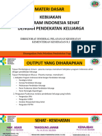 Materi Dasar Kebijakan Program Indonesia Sehat Dengan Pendekatan Keluarga NSI