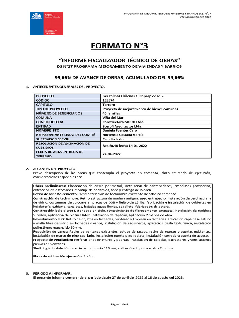 Formato N°3 LPCH 5 | PDF | Tecnología