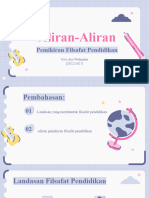 Aliran-Aliran Filsafat Pendidikan