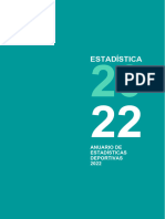 Anuario de Estadísticas Deportivas 2022