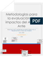 Metodologías para La Evaluación de Impactos Del AIR Ex Ante PDF