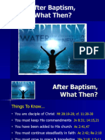 After Baptism - What Then
