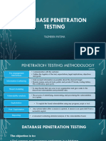 Database Penetration Testing