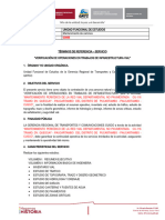 TDR Verificación de Operaciones DV Quescay-Paucartambo Cu-116 Rv01