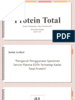 Biokimia Firly Dhea Nofika 22011137 Kadar Protein Total
