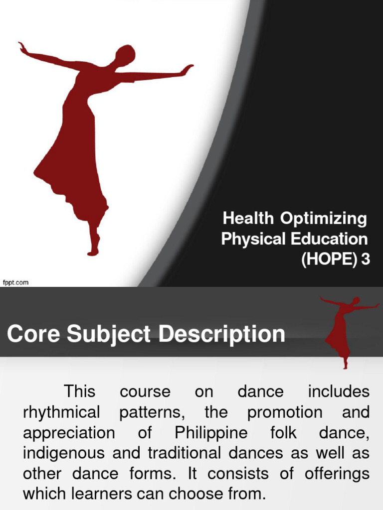 Exploring Dance in HOPE 3 Education | PDF