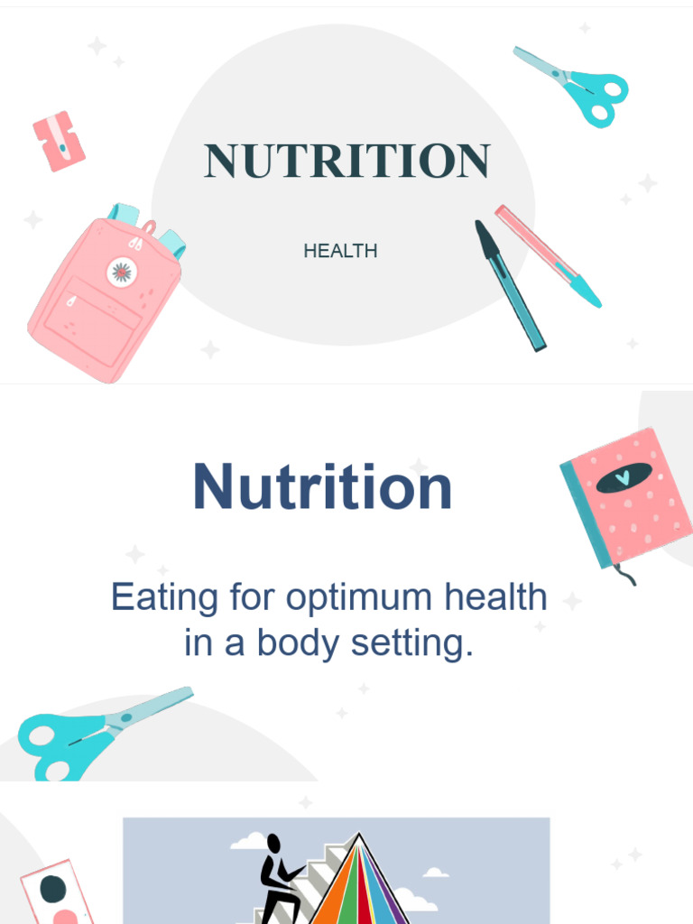 Essential Nutrition for Optimal Health | PDF