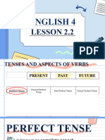 ENGLISH 4 Perfect Tenses