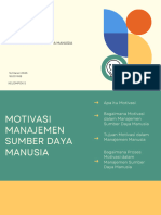 Presentasi MSDM Motivasi