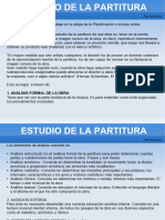 Estudio de La Partitura B