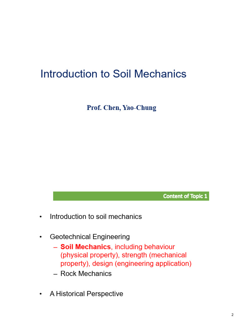 History of Soil Mechanics and Terzaghi | PDF | Geotechnical Engineering ...