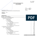 Nota de Modificacion Presupuestal Tipo 004