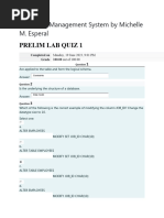 Database Management System Lab Prelim Q1