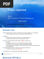 Lecture-7 8 Project-Appraisal