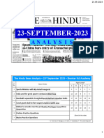 23-SEPTEMBER-2023: The Hindu News Analysis - 23 September 2023 - Shankar IAS Academy