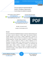 Propuesta de Un Sistema de Control Del Almacén Proposal For A Warehouse Control System Proposta de Sistema de Controle de Armazém