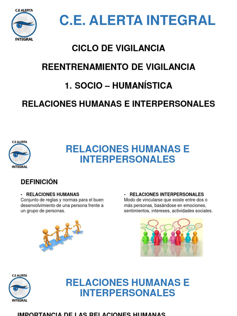 Relaciones Humanas | PDF | Las emociones | Relaciones interpersonales