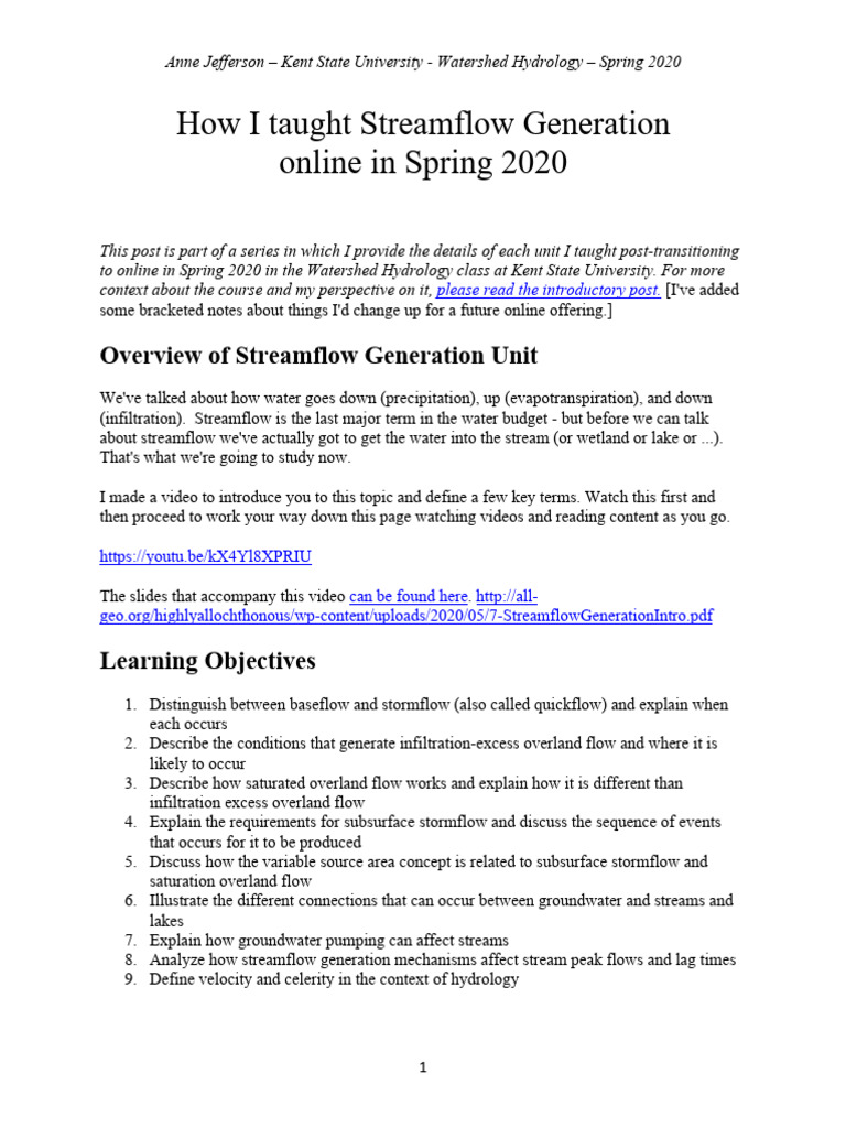 4 StreamflowGeneration | PDF