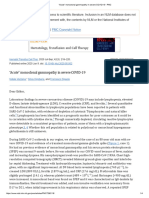 Acute Monoclonal Gammopathy in Severe COVID-19 - PMC