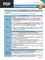 Disclosure of Accounting Policies: Objectives