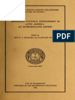 MEGGERS, B. y C. EVANS. 1963. Aboriginal Cultural Development in Latin America. an Interpretative Review