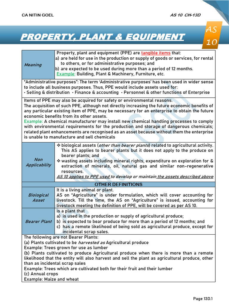 Understanding Bearer Plants in PPE | PDF | Finance & Money Management
