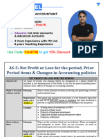 AS 5 Net Profit or Loss, Prior Period Items Changes in Accounting