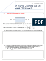 Action D'un Filtre Sur Un Signal Périodique