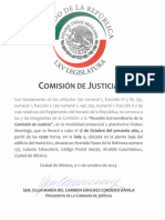 Convocatoria Justicia 171023