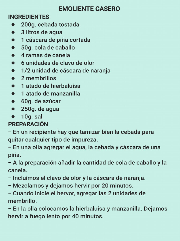 Emoliente Caliente PDF