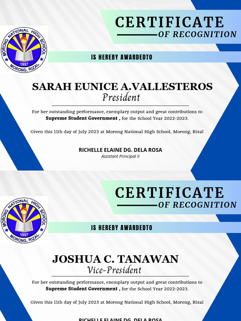 Sample Cert | PDF