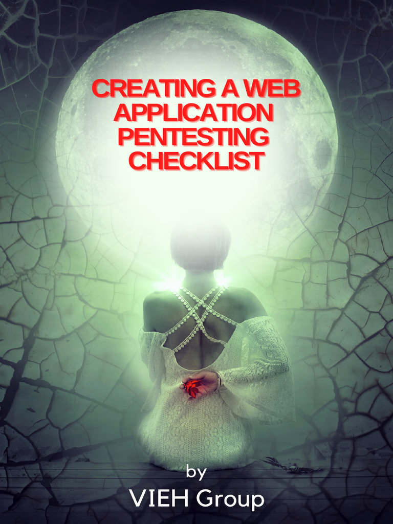 Creating a web application pentesting checklist pdf