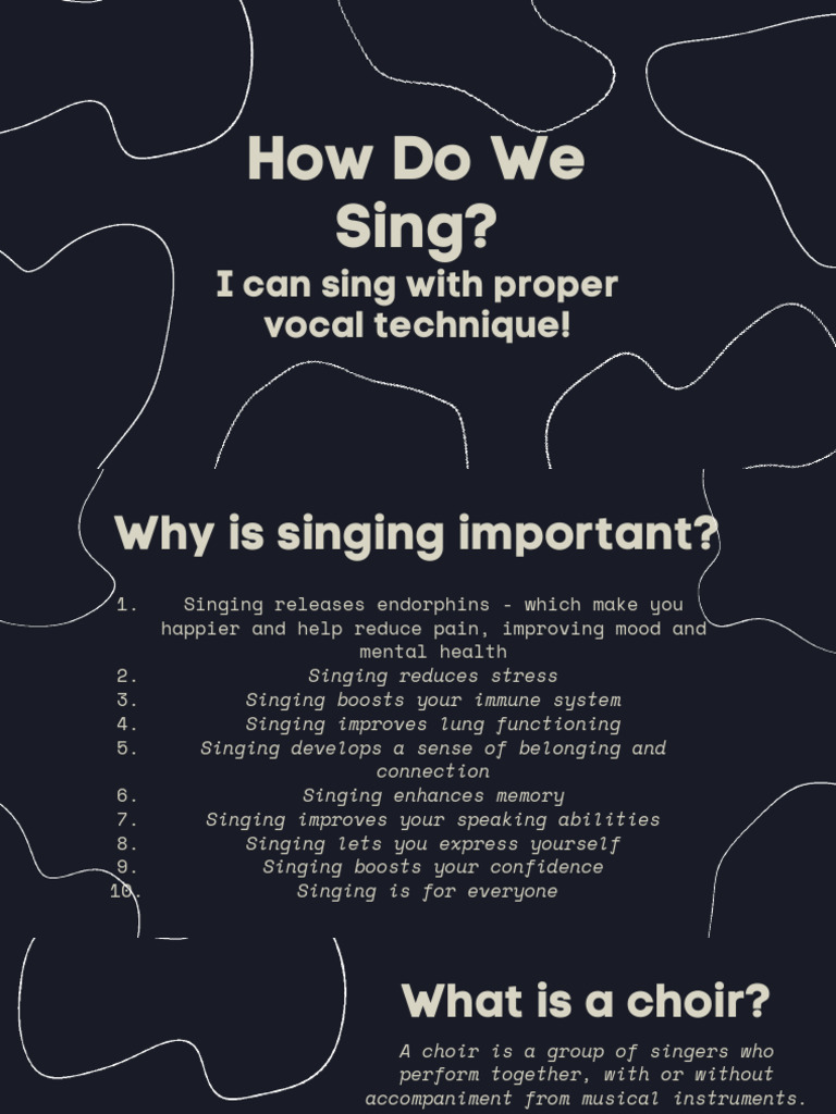 How Do We Sing A Song