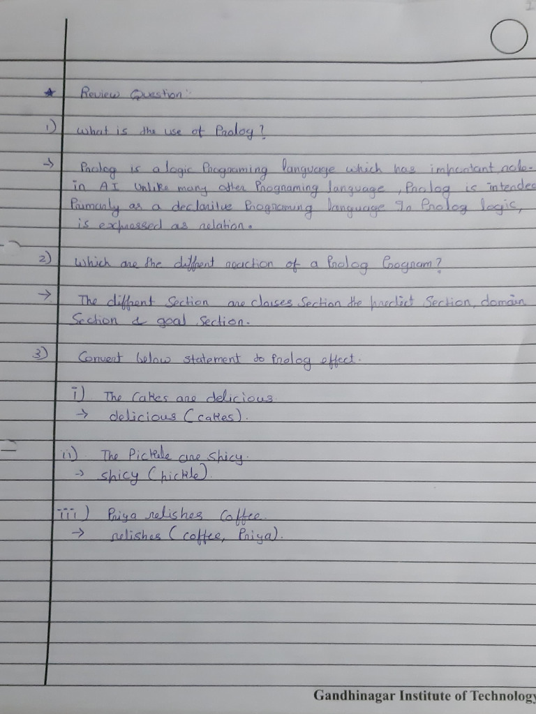 Ai Review Questions | PDF