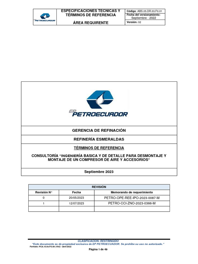 TDR Sercop PDF