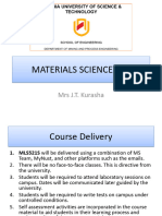 Chapter 1 - Introduction To Materials Science