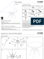 Manual Mesa Eiffel MDF Madeira