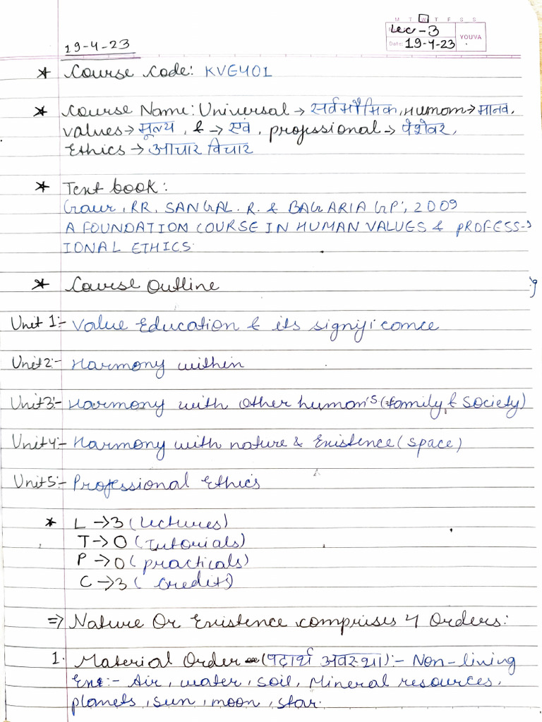 Anjali Uhv Btech Notes 2ND Year | PDF